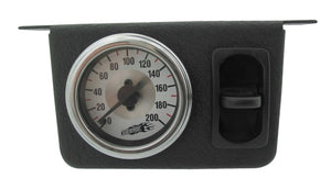 Air Lift Single Needle Gauge Panel With One Paddle Switch- 200 PSI