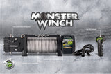 MONSTER WINCH 12000LBS 12V ELECTRIC (SYNTHETIC ROPE)